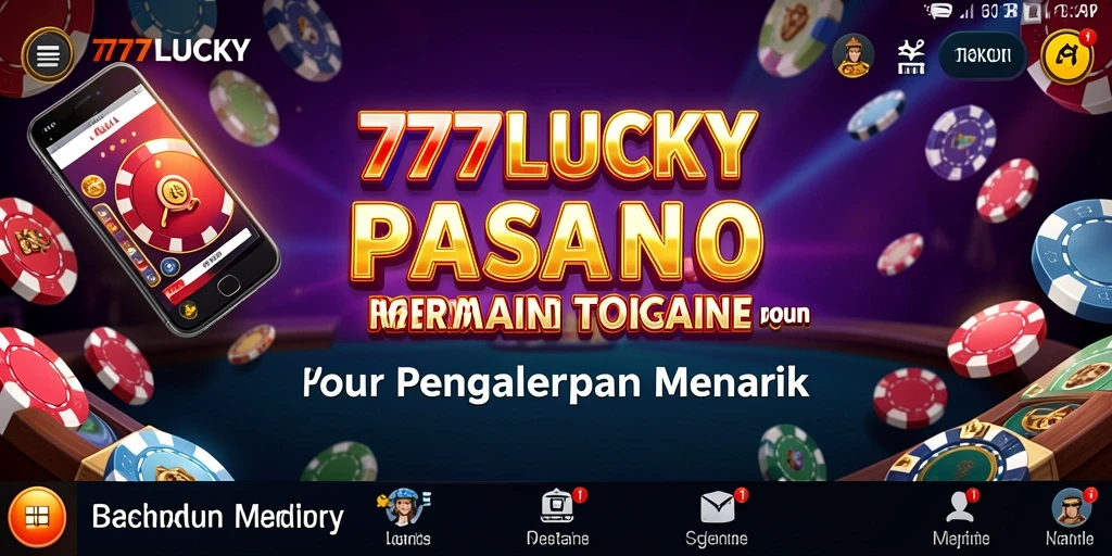 Tampilan permainan Kasino yang menegangkan dalam 777LUCKY.