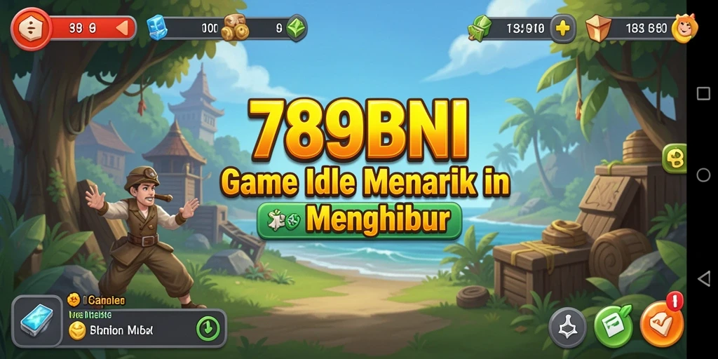 Screenshot gameplay <strong>789BNI</strong> yang menunjukkan kemajuan pemain dalam game Idle.