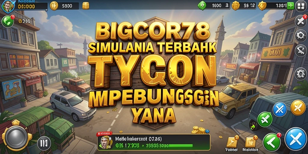 Tampilan gameplay mendalam BIGCOR78 dengan elemen Tycoon yang menarik.