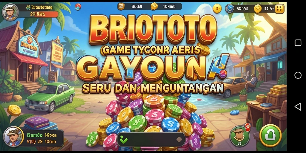 Tampilan gameplay BRIOTOTO yang menarik dan penuh tantangan Tycoon.