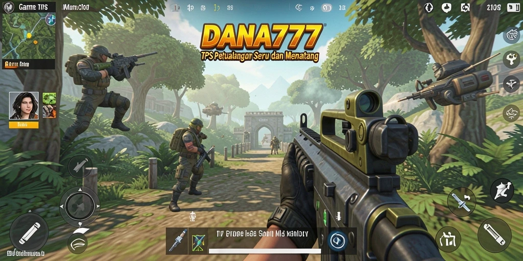 Screenshot gameplay TPS DANA777 yang mendebarkan dan penuh aksi.