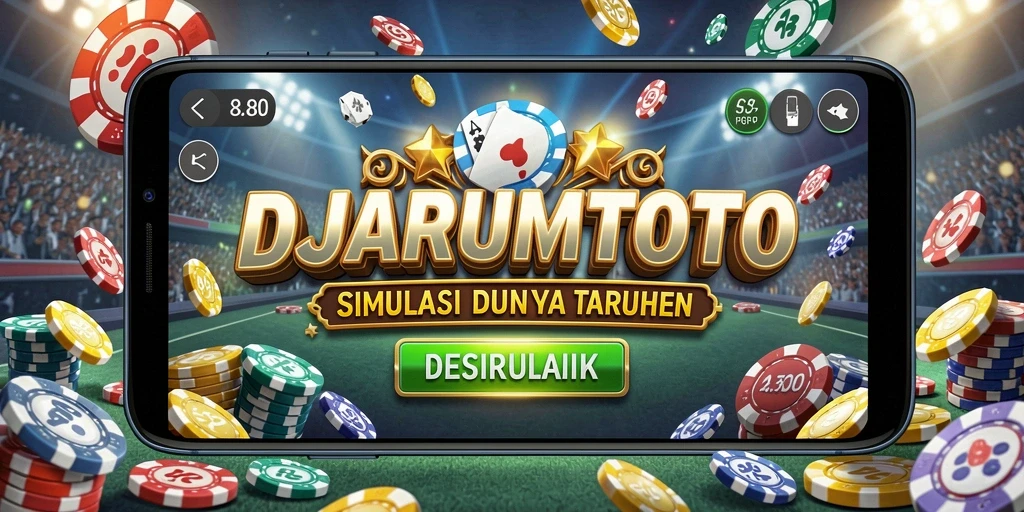 Tampilan gameplay DJARUMTOTO dengan simulasi taruhan yang mengasyikkan.