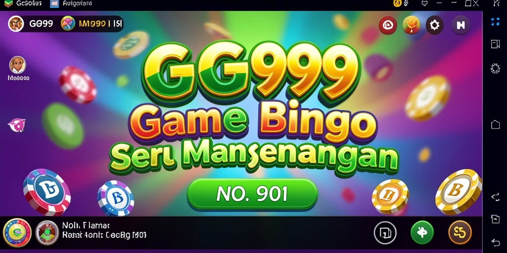 Tampilan gameplay Bingo yang seru dan interaktif di GG999.