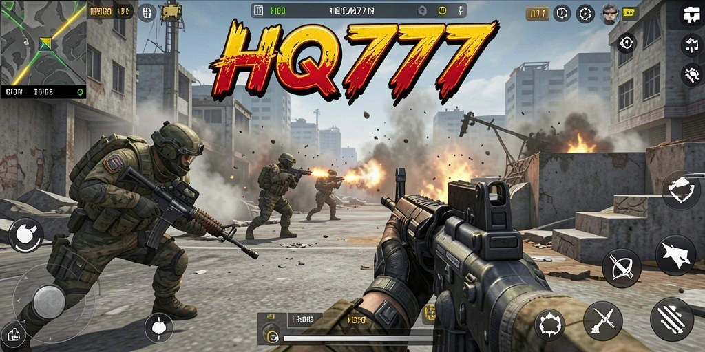 Gameplay seru HQ777 dalam aksi TPS yang menegangkan.