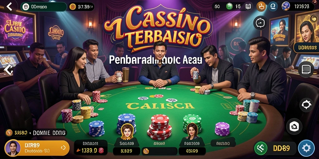 Gameplay Live Casino yang mengasyikkan dengan dealer langsung.