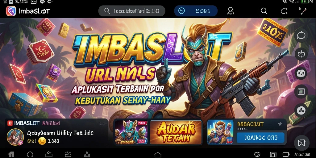 Tampilan antarmuka IMBASLOT yang intuitif dan mudah digunakan.