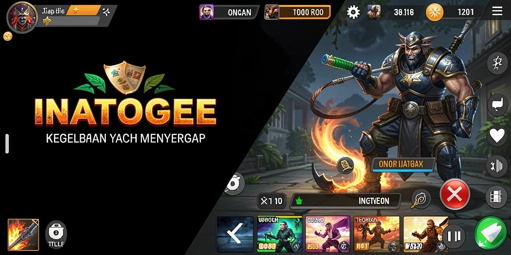 Screenshot gameplay menampilkan momen mencekam di dalam kegelapan.