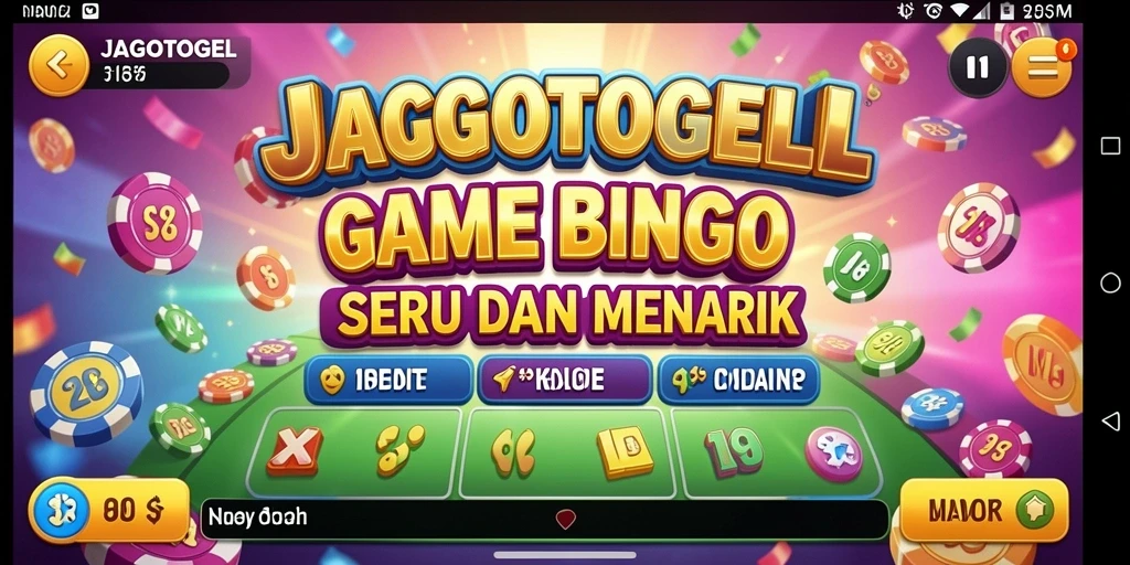 Tampilan gameplay seru di JAGOTOGEL dengan suasana Bingo yang menarik.