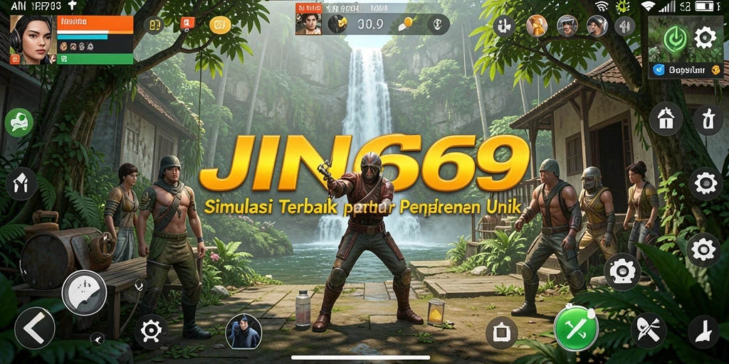 Tampilan menakjubkan dari gameplay JIN69, menunjukkan interaksi karakter dan lingkungan.