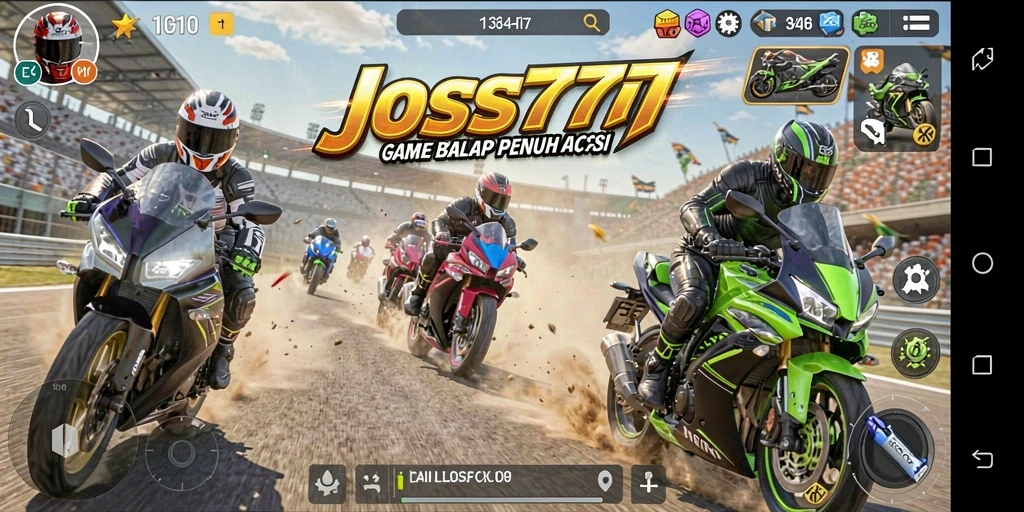 Tampilan gameplay JOSS777 yang seru dan menantang.