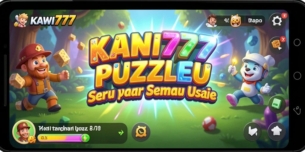 Screenshot gameplay KAWI777 menunjukkan suasana seru dalam menyelesaikan puzzle.