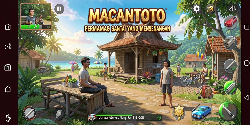 Tampilan gameplay menarik dari MACANTOTO yang penuh warna.