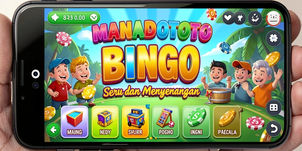 Tampilan menarik dan gameplay seru di MANADOTOTO.