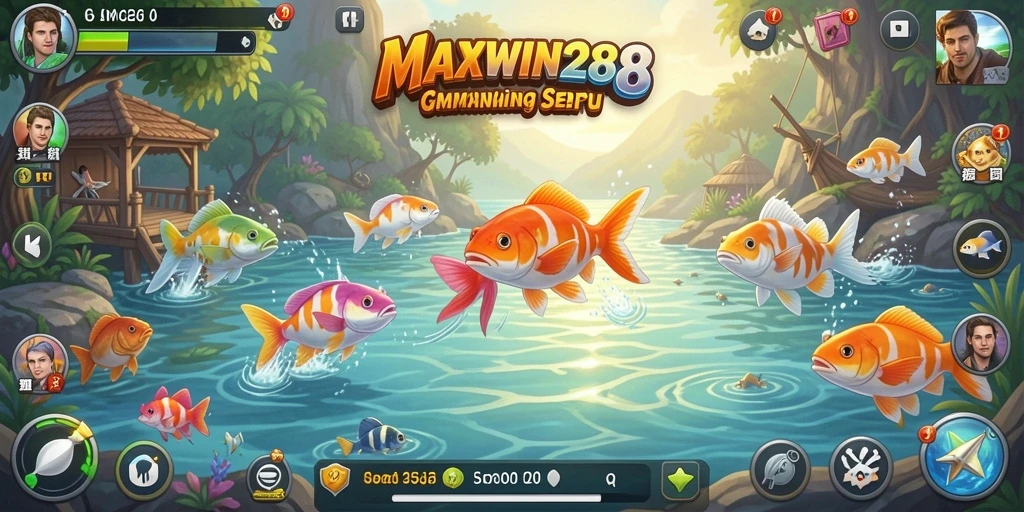 Tampilan gameplay seru dengan grafis memancing yang menakjubkan.