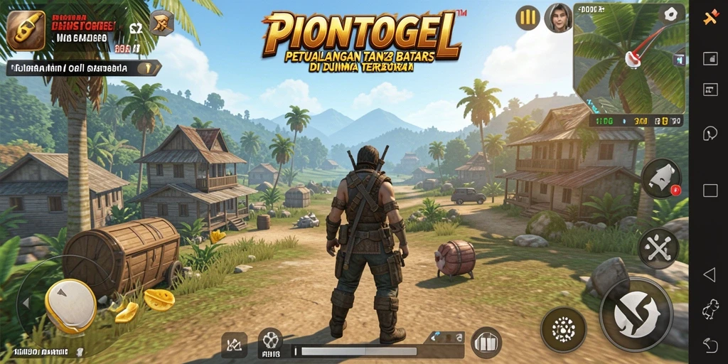Tampilan gameplay menarik di dunia Open World yang luas.