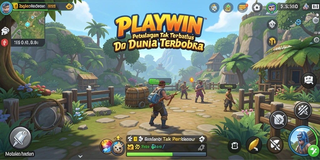 Tampilan gameplay Open World yang menakjubkan dari PLAYWIN.