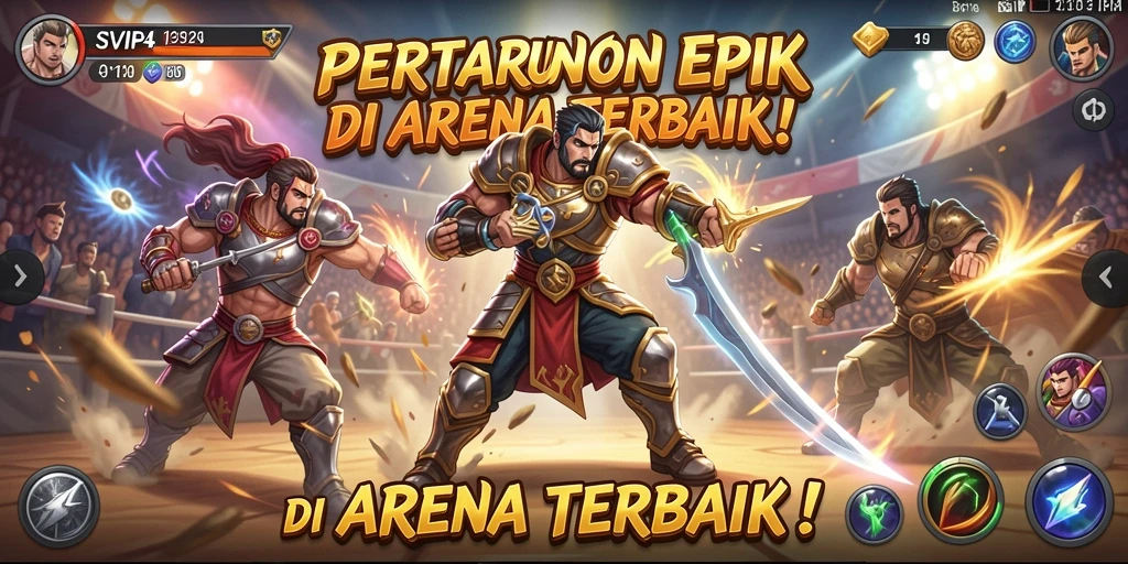 Tampilan gameplay seru dan grafis memukau di SVIP4.