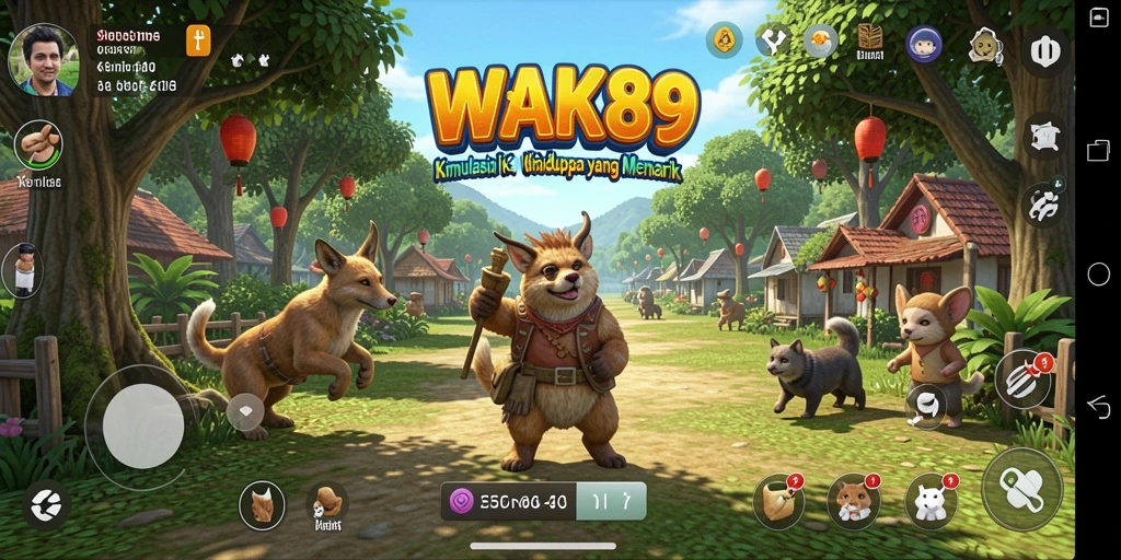 Gameplay simulasi kehidupan yang seru dan interaktif.