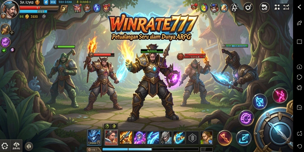 Tampilan mendebarkan dari pertarungan epik dalam <strong>WINRATE777</strong>.