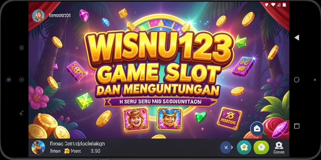 Tampilan gameplay menarik dari WISNU123 dengan berbagai tema slot.