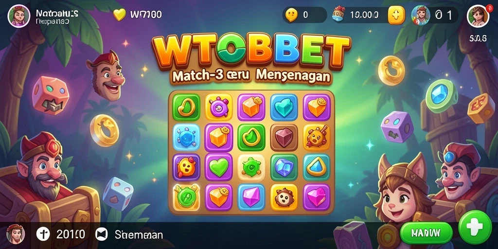 Tampilan menarik dari gameplay WWEOTBET yang penuh warna.